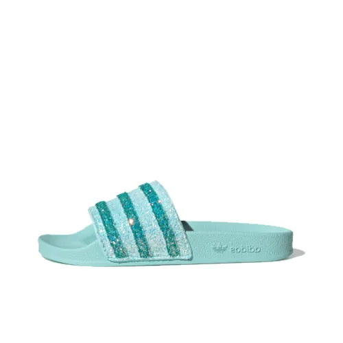 Adidas Adilette Glitter Frozen Mint Women's