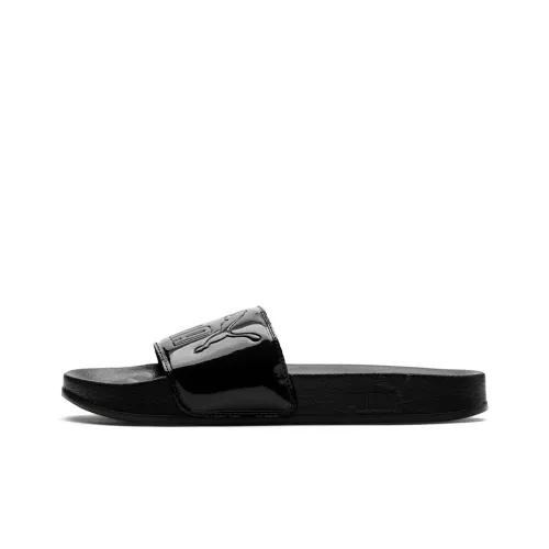 PUMA Leadcat Patent Slide Black Women's