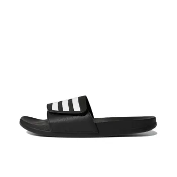 Adilette Adidas Comfort Adjustable Slide 'Black White'