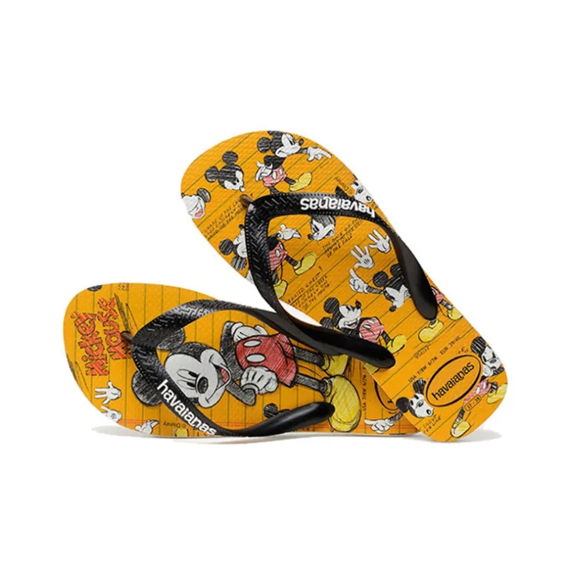 Havaianas Disney Stylish Mickey Mouse Stylish Sandal Unisex Tea Yellow-3