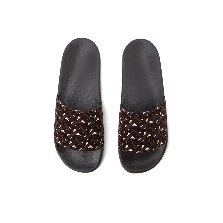 Burberry Stylish Sandals Men Brown-2