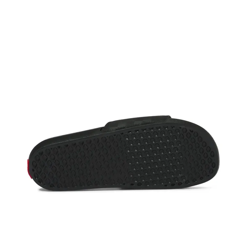 Slide On La Costa Vans 'Triple Black Checkerboard'-4