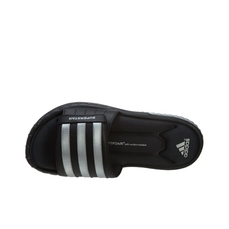 Adidas Superstar 3G Slide Black/Metallic Silver/Solid Grey-4