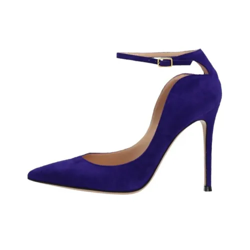 GIANVITO ROSSI Pointed-toe Ankle Strap 105mm Pumps