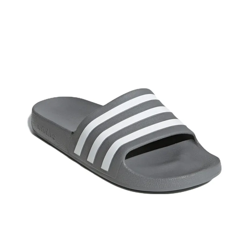Adidas Adilette Aqua Slides 'Grey'-2