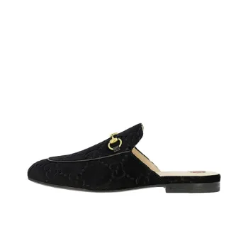 GUCCI Princetown Stylish Sandals Women's Black