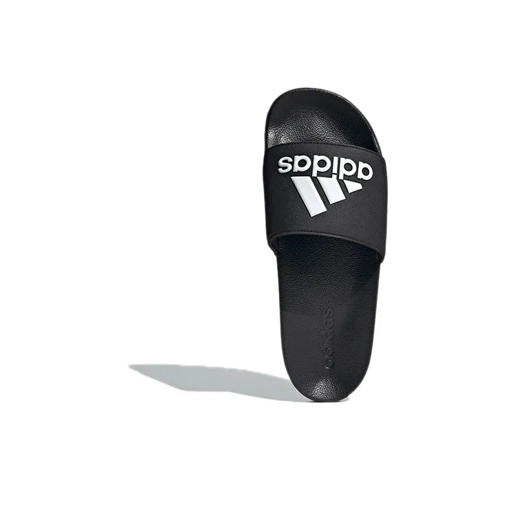 Adidas Adilette Shower Slides Black White-4