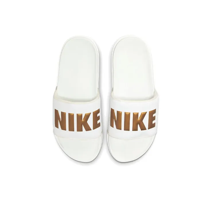 Nike Offcourt Slide 'Summit White Metallic Gold' Women's-2