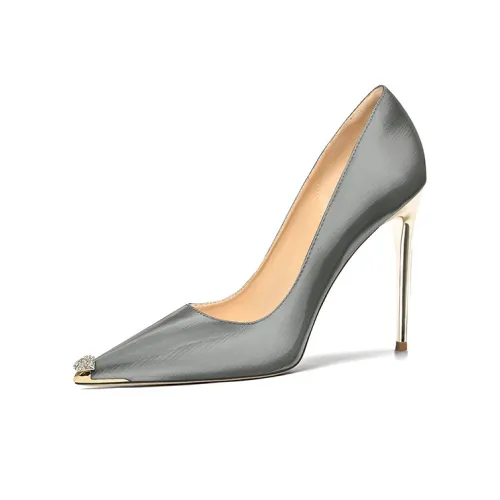 Lily Wei High Heels Women's Gray