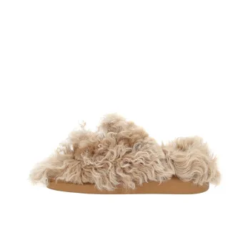 Alexander McQueen Double Strapped Round-Toe Sandals Women's