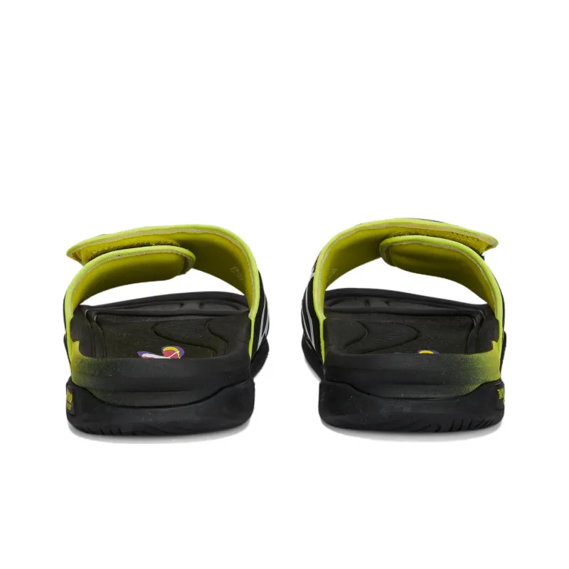 PUMA Neymar Jr Dream Nitro Sports Slippers Black Green-4