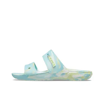 Crocs Classic Casual Fashion Unisex Blue Green Slippers 'Blue Green'