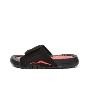 JORDAN Hydro Vi Retro Infrared Black Red Sports Slippers 'Black Infrared 23' Gs