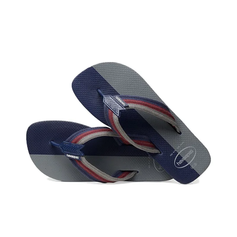 Havaianas Huaui Urban Color Block Stylish Sandals Men's Tranquil Blue-1