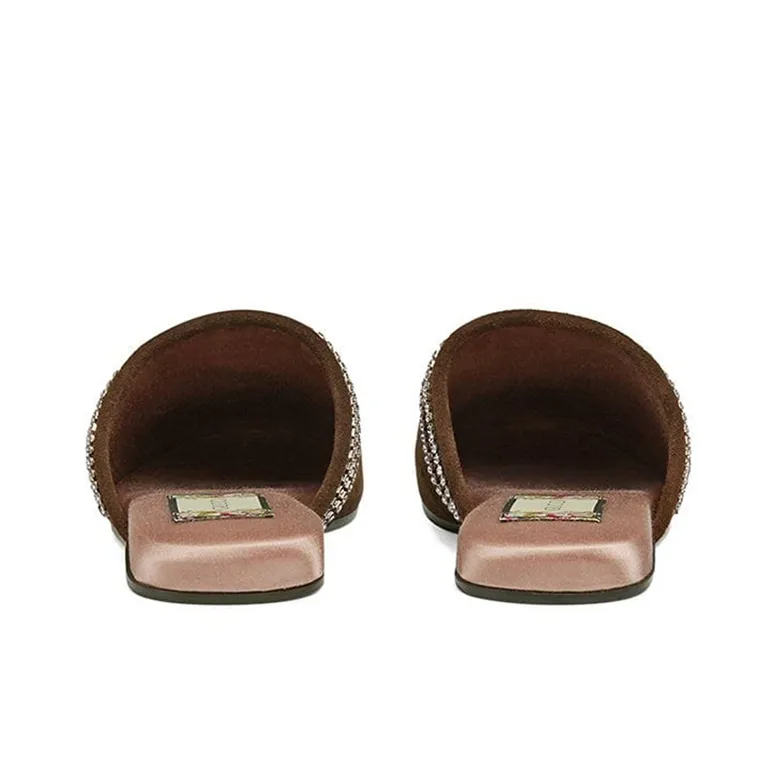 GUCCI GG Velvet Slippers-3