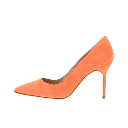 MANOLO BLAHNIK High Heels Women's Orange