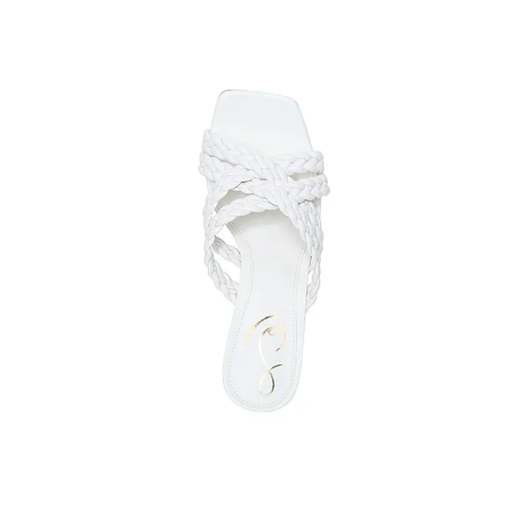 SAM EDELMAN Slide Slippers Women's White-3