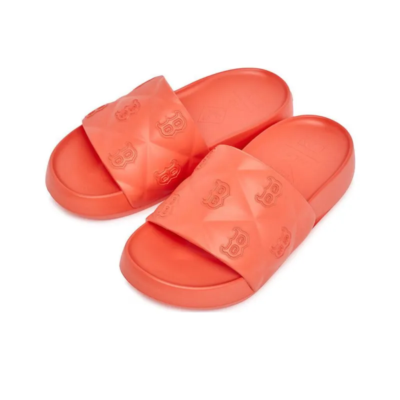 MLB Slipper Chunky Bouncer Slide Boston Red Sox Boston Red Sox Sports Slippers Unisex Orange-2