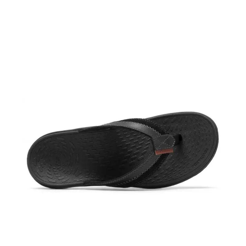 New Balance 6100 Series Pinnacle Minimalistic Casual Flip Flops Black-2