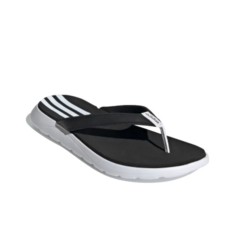 Adidas Comfort Flip Flop 'White Black' Women's-2