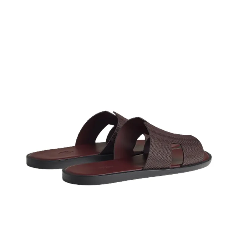 HERMES Izmir Slide Slippers Women's Russet-4