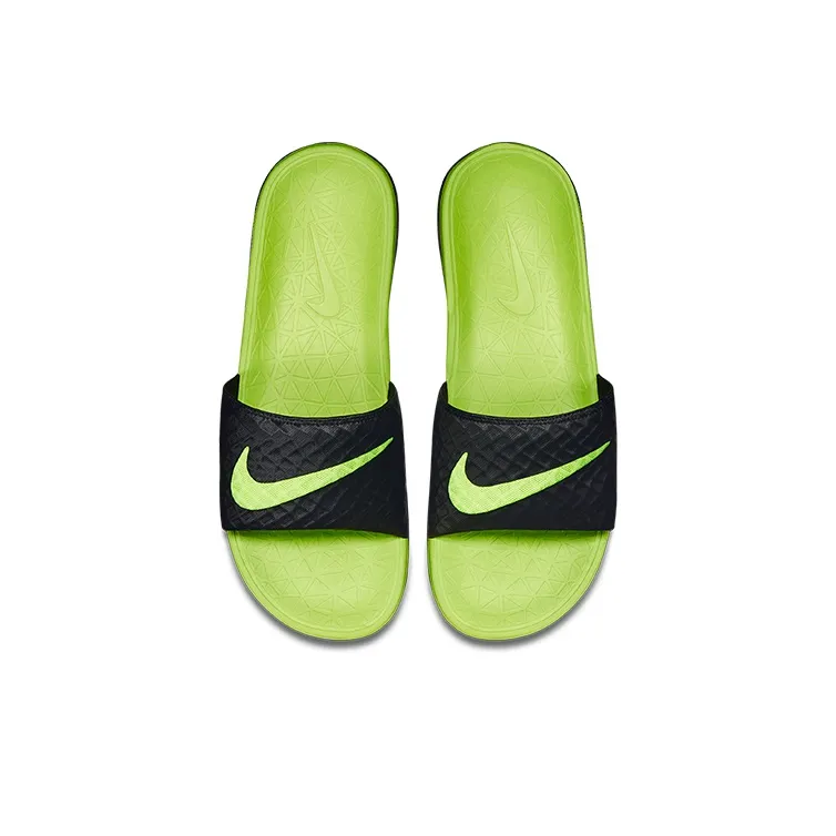 Nike Benassi Solarsoft Black/Volt-2