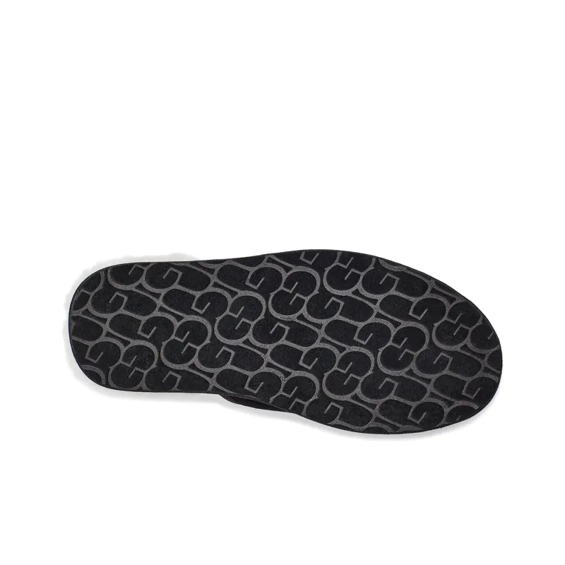 UGG Scuff Logo Slipper Black Gold-5