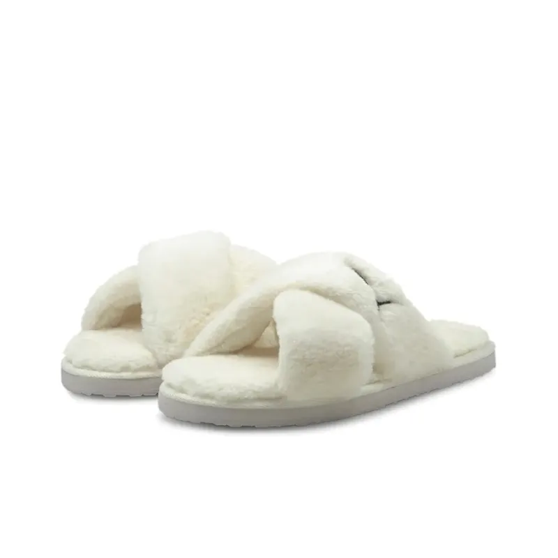 PUMA Fluff X Strap Slide 'Whisper White' Women's-2