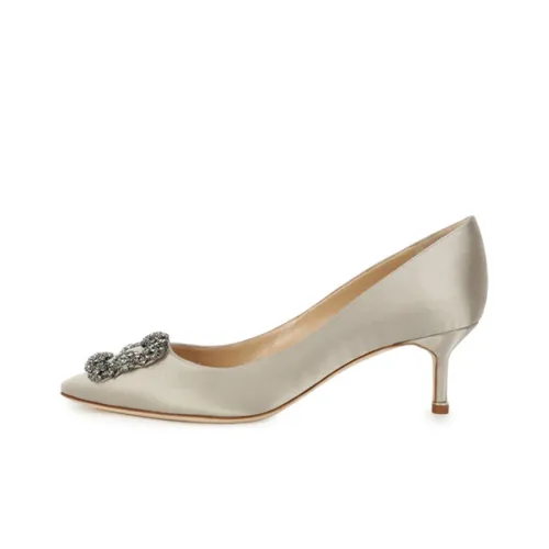 MANOLO BLAHNIK High Heels Women's Gray