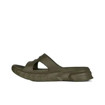 GIVENCHY Marshmallow Slip-Resistant Slide Slippers Men's Olive Green