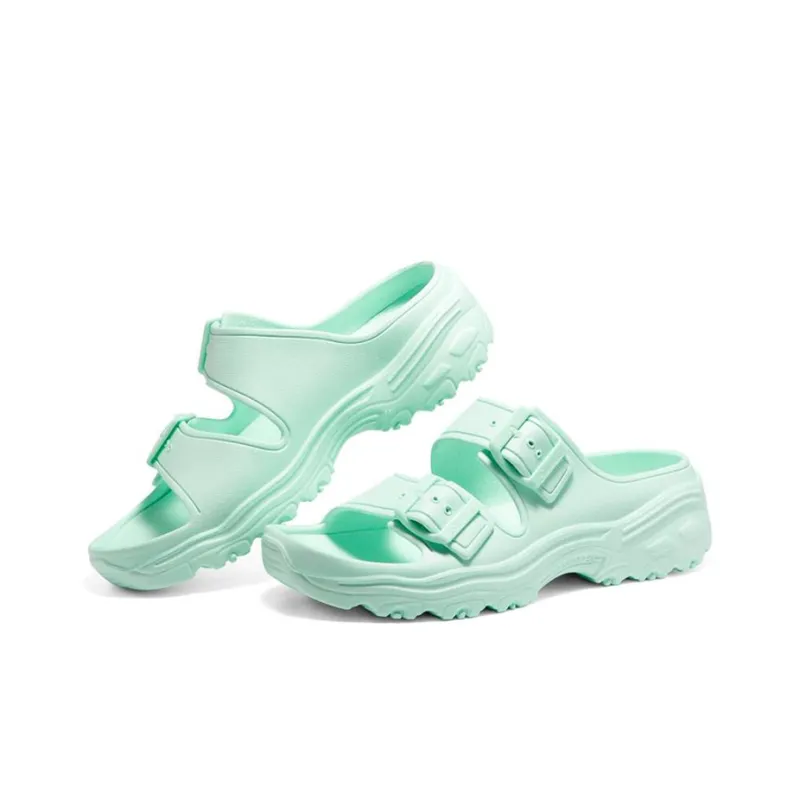 Skechers D'LITES Series Slide Slippers Women's Mint-2