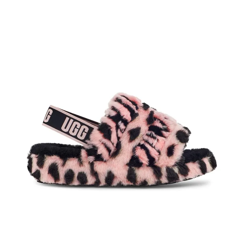 UGG FLUFF YEAH Casual Sandal Women's Shell Pink-1