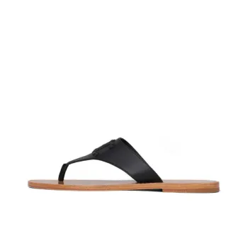 CELINE Triomphe Odor Resistant Flip Flops Women's Black