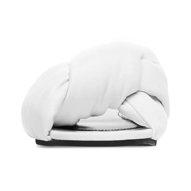 Balenciaga Drapy Flat Sandals 'White' Women's-3