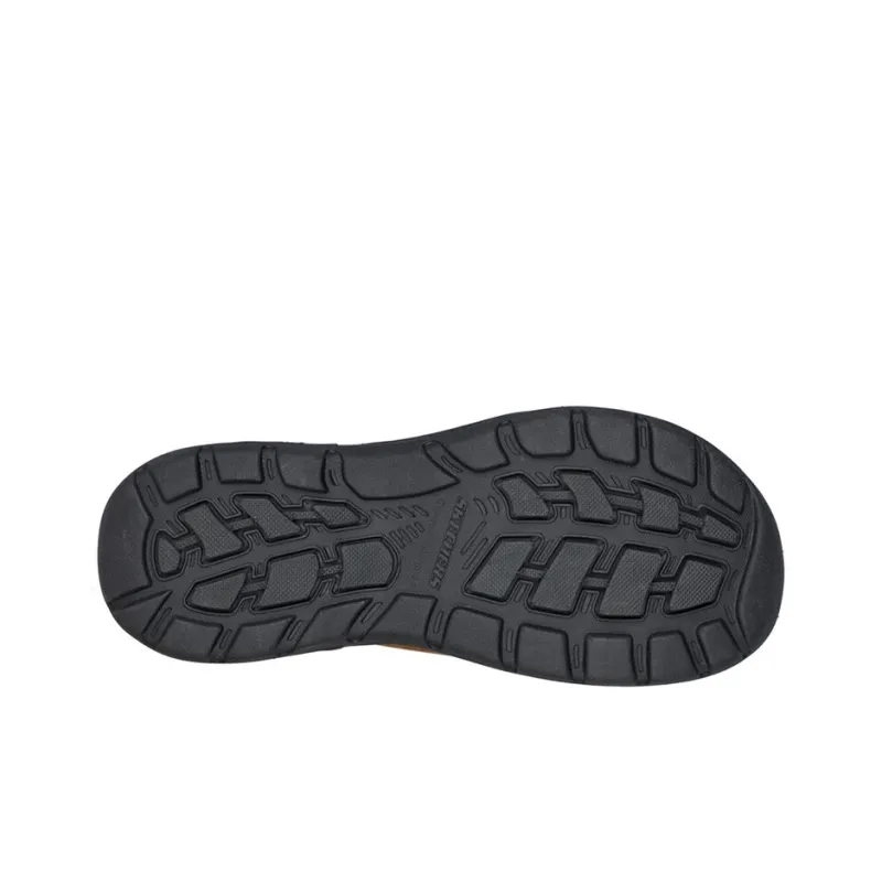 Skechers Arch Fit Motley Rubber Sole Quiet Slide Slippers Men's Brown-4