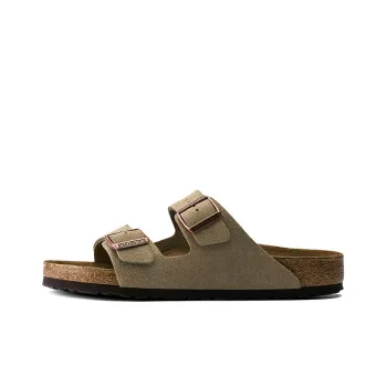 Birkenstock Arizona Soft Footbed Suede Leather 'Taupe'