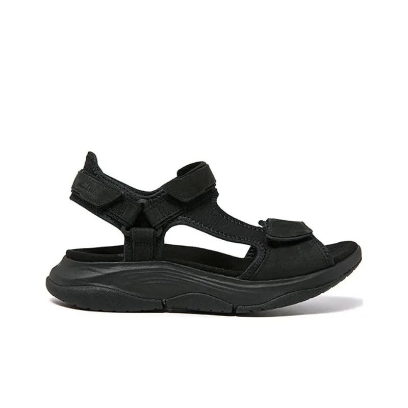Clarks Beach Sandals Women's Black-1
