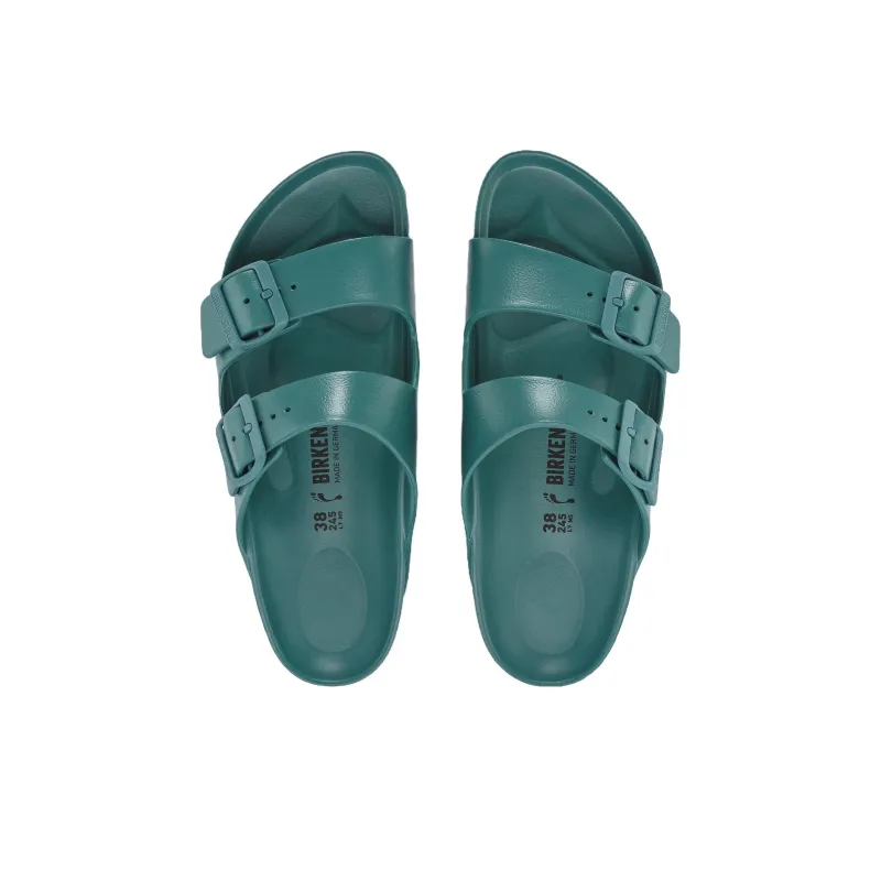 Birkenstock Slide Slippers Unisex Lake Green Narrow Fit-3