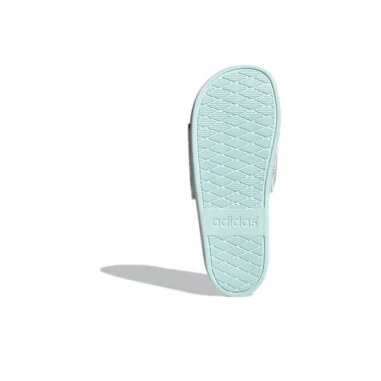 Adidas Adilette Comfort Slide 'Violet Mint Zebra' Women's-5