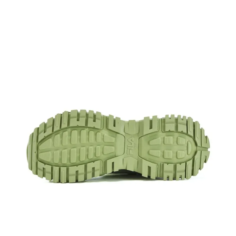 FILA FUSION Bianco Mule Slippers 'Green' Women's-5