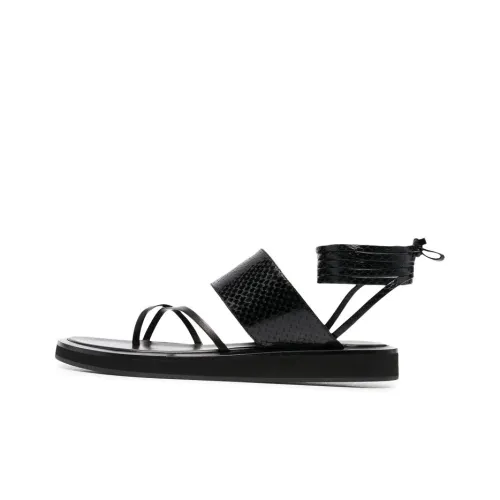 Paris Texas Lizard-effect Leather Sandals