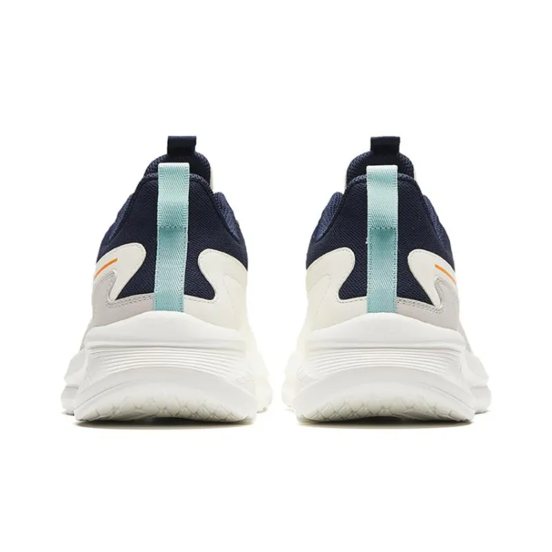 Anta Anti Slip Wear Resistant Low Top Running Shoes Men's White-3