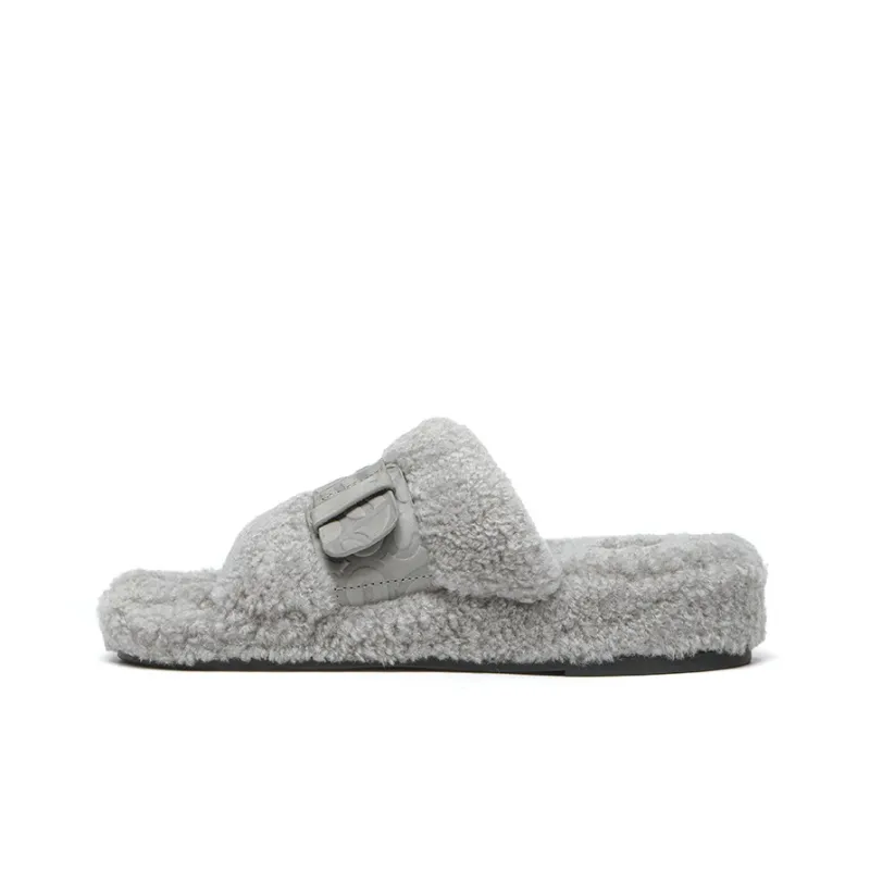 EVERAU Slide Slippers Women's Gray-0