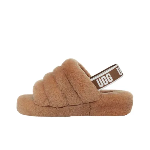 UGG Women's Fluff Yeah Slide 'Chestnut'