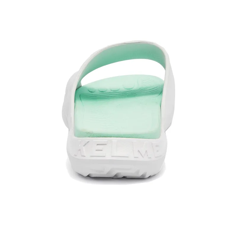 KELME EVA Slip Resistant Slippers Unisex White Green-3