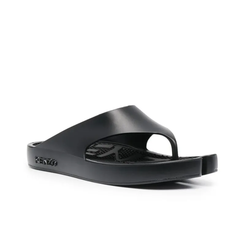 KENZO Plastic Sole Quiet Flip Flops Women's Black-2