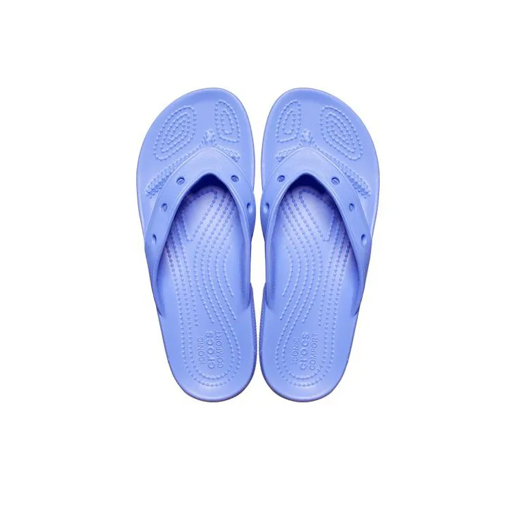 Crocs Classic Crocs Flip Casual Flip Flops Unisex Crystal Blue-3