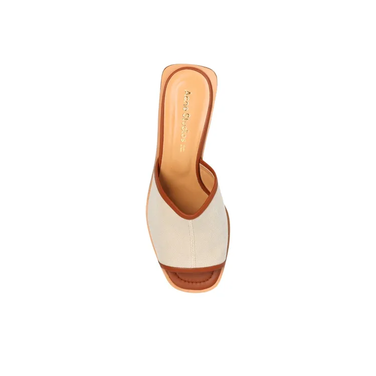 Acne Studios Stylish Sandal Women's Beige Umber-4