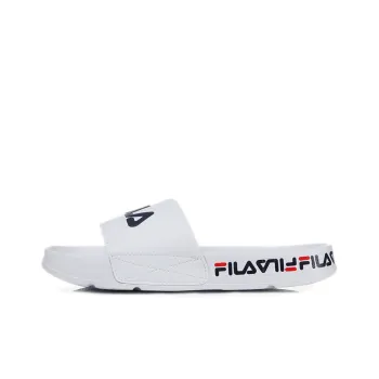 FILA Drifter Slide Slippers Unisex White/Black/Red