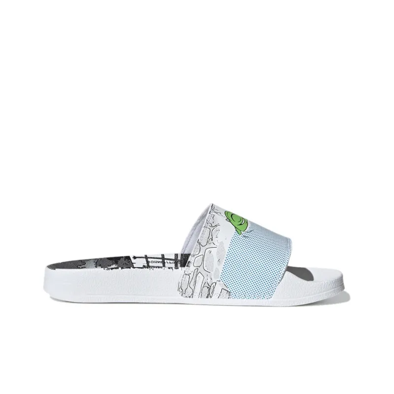 Adilette Monsters Inc. X Adidas Originals Lite 'Mike & Sulley'-1